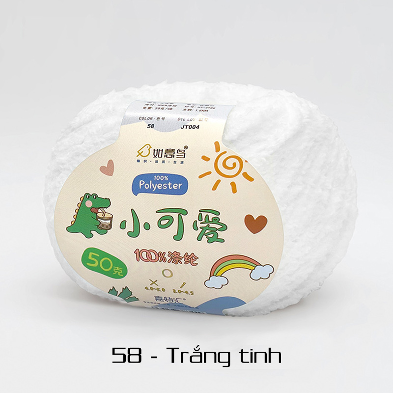 Len bông xù Xiaoke 50g | Tada Craft