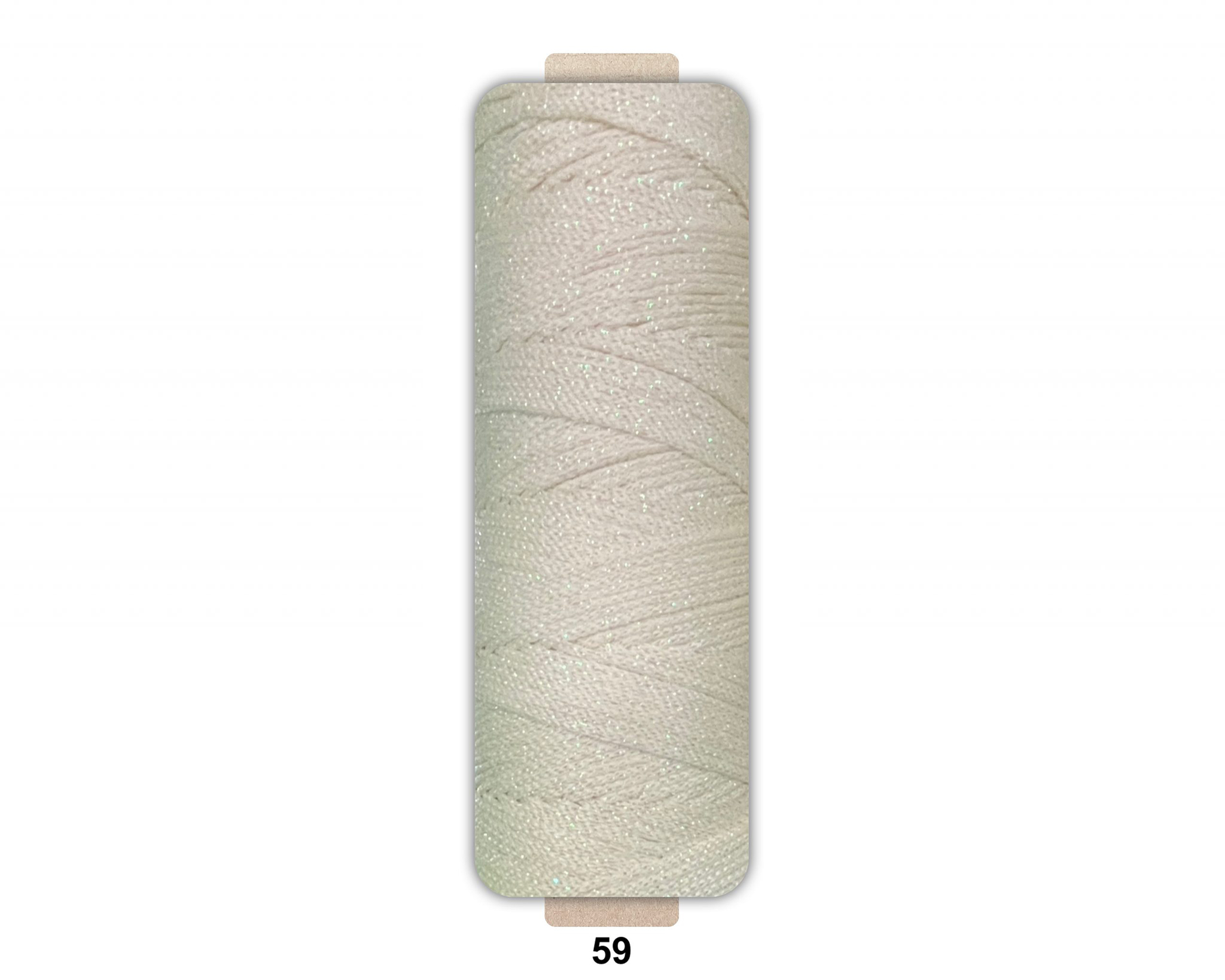 Sợi dệt ống kim tuyến tròn 2mm 125g | Tada Craft