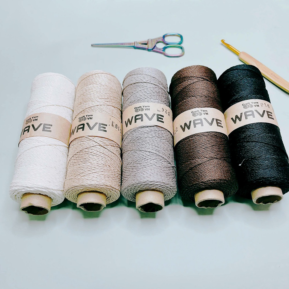 Sợi Wave Craft Yarn 125g | Tada Craft