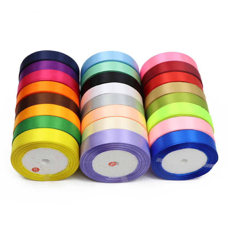 Cuộn ruy băng lụa trơn (bản 2cm)