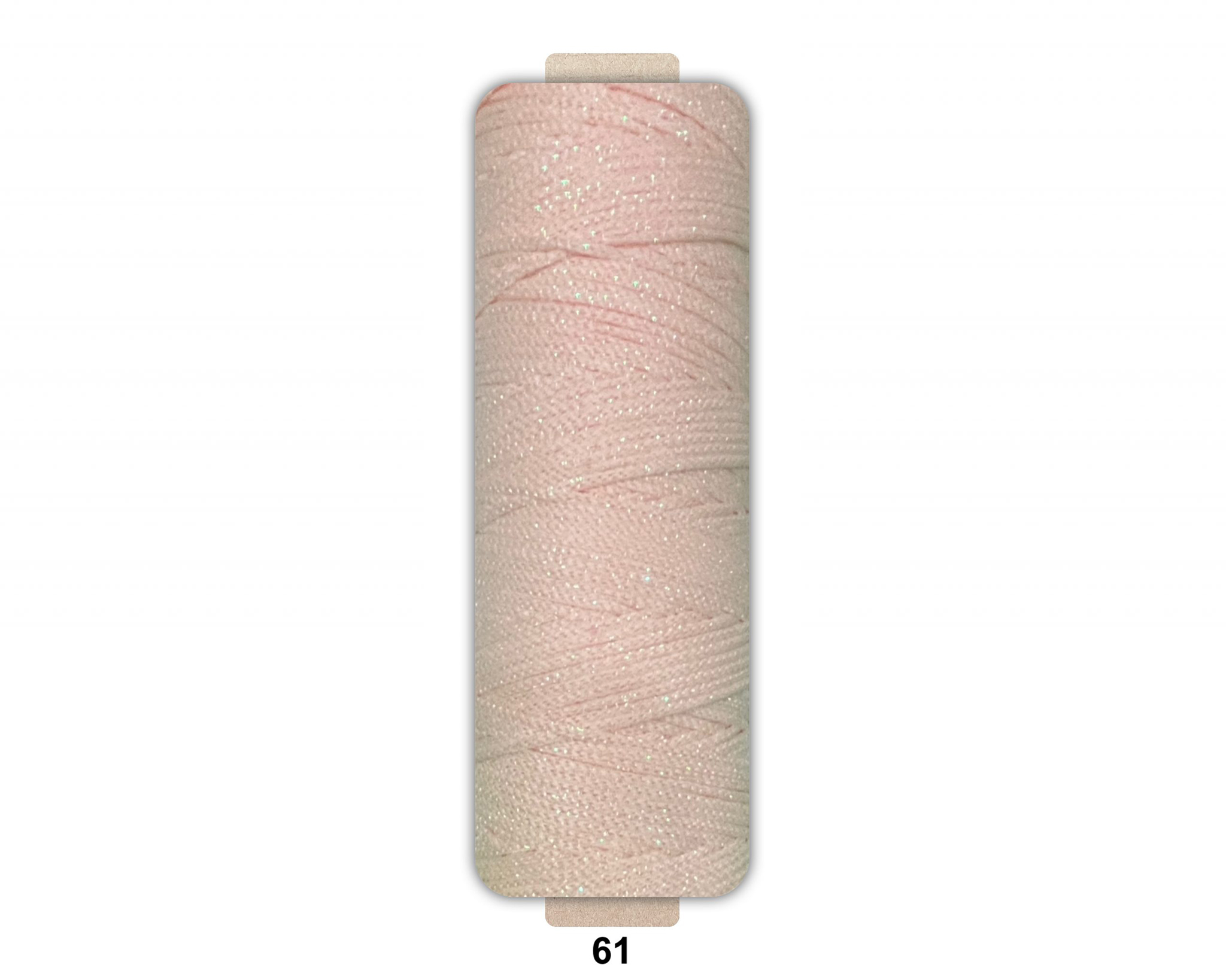 Sợi dệt ống kim tuyến tròn 2mm 125g | Tada Craft