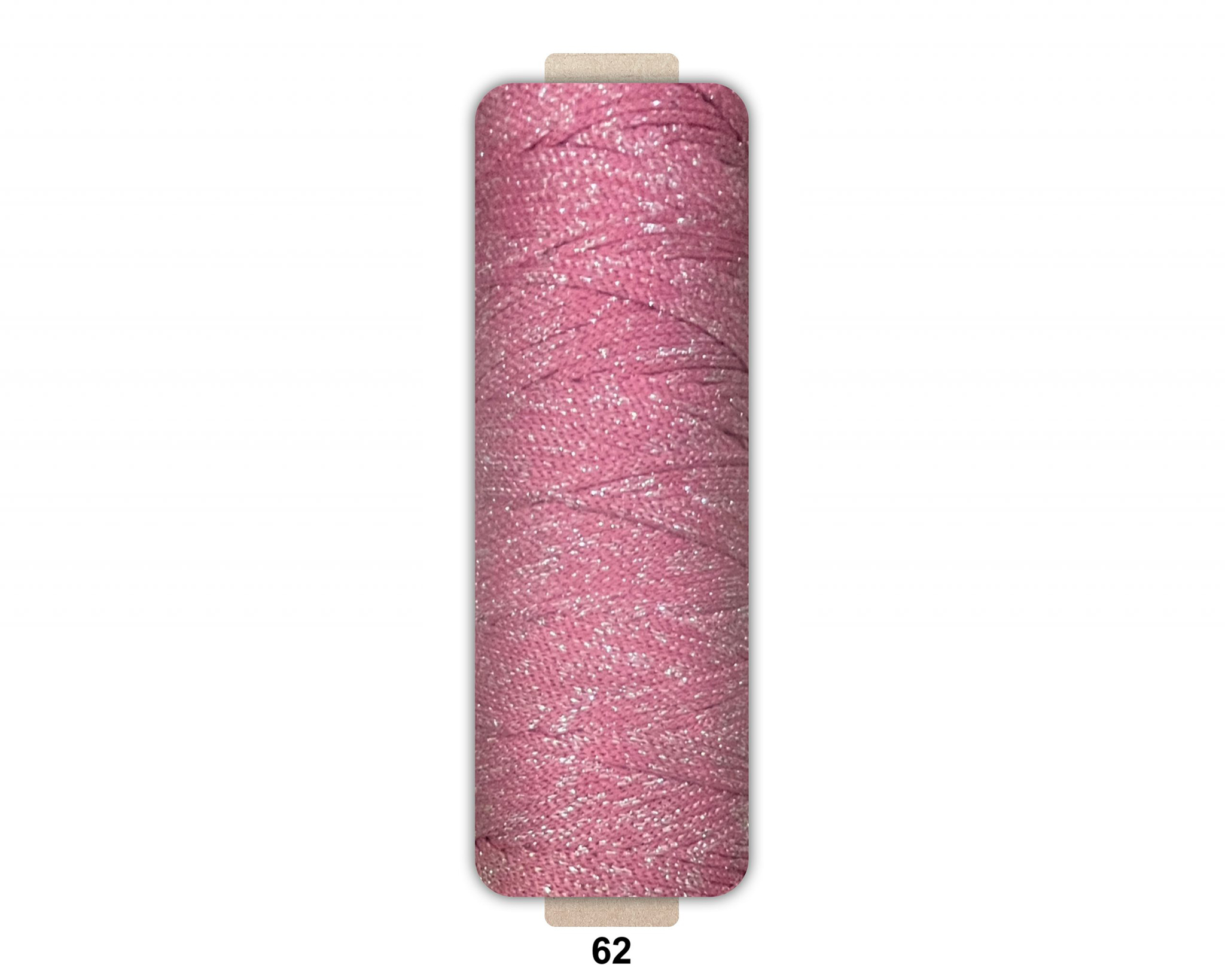 Sợi dệt ống kim tuyến tròn 2mm 125g | Tada Craft