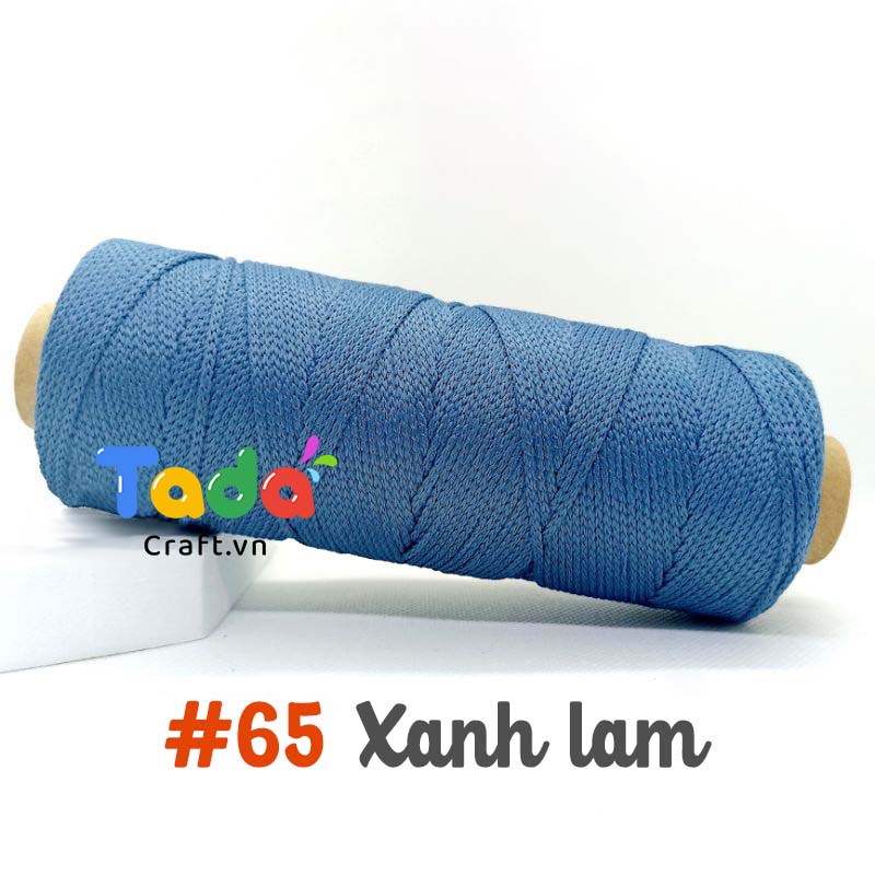 Sợi dệt trơn 2mm Craft Yarn 125g