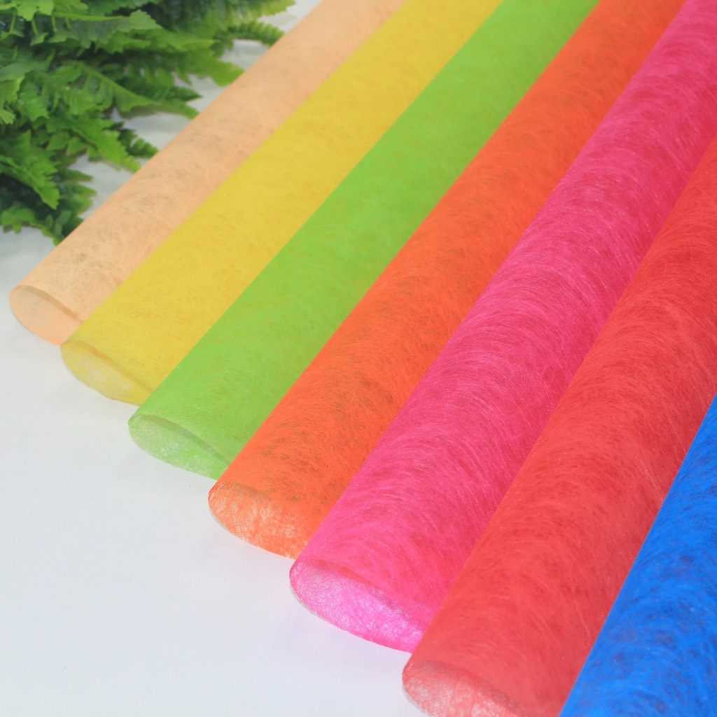 Giấy lụa, giấy vân long gói hoa (cuộn 12 mét)
