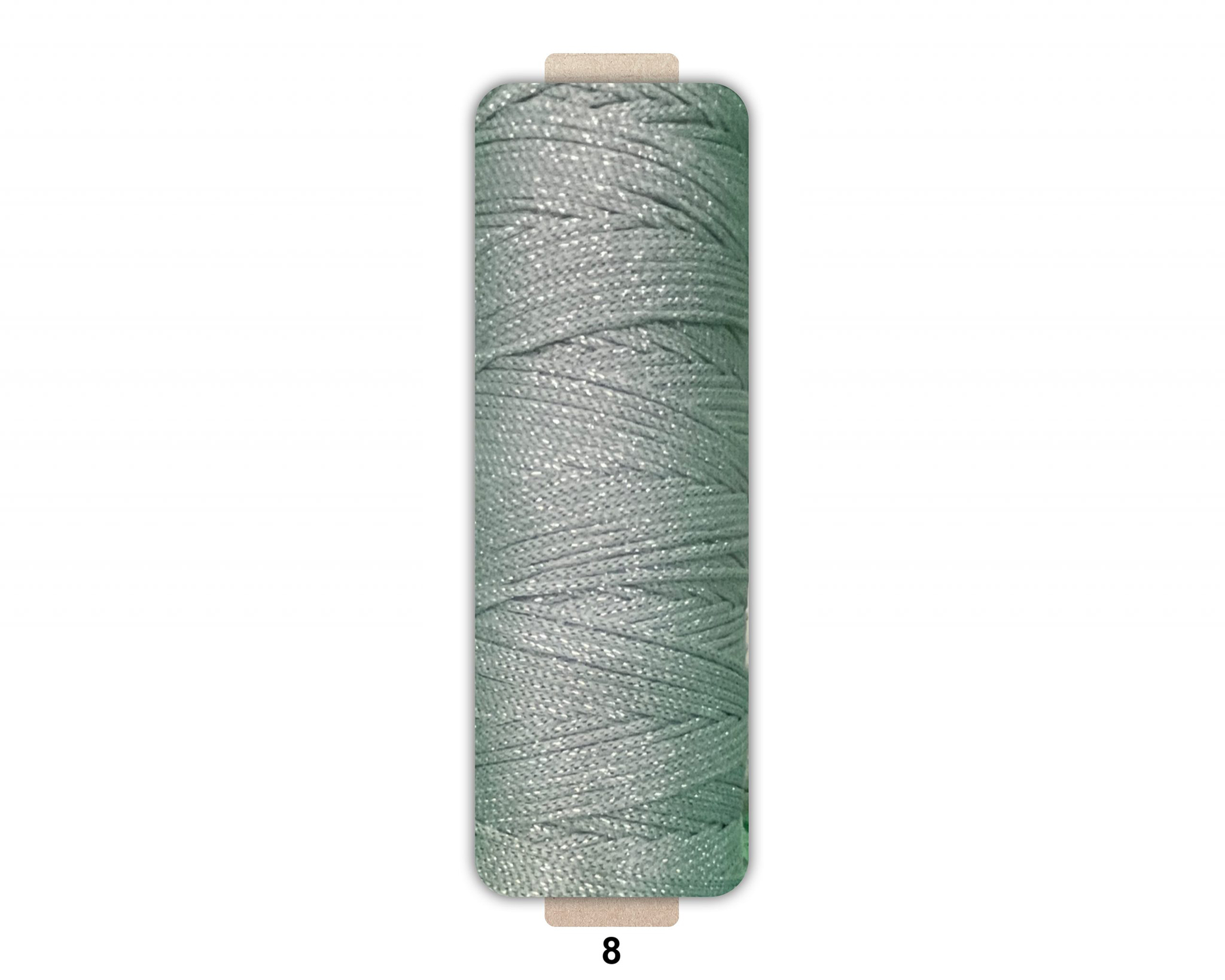 Sợi dệt ống kim tuyến tròn 2mm 125g | Tada Craft