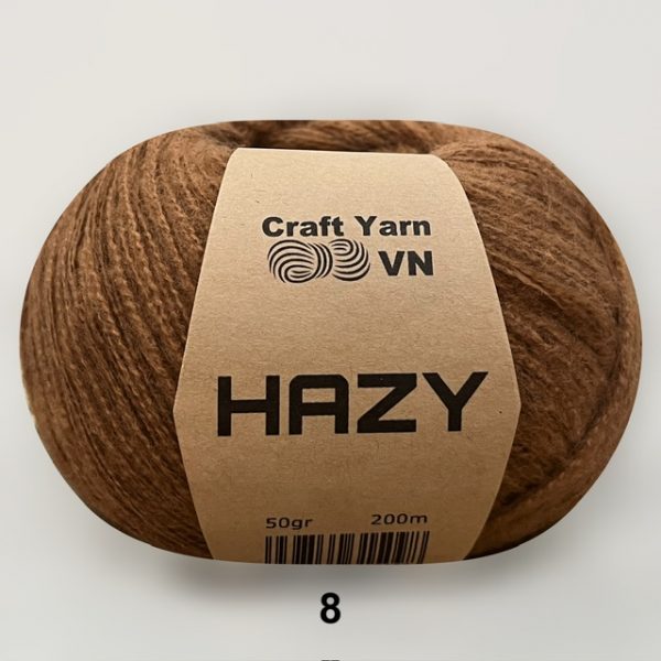 Len Hazy trơn 50g Craft Yarn | Tada Craft