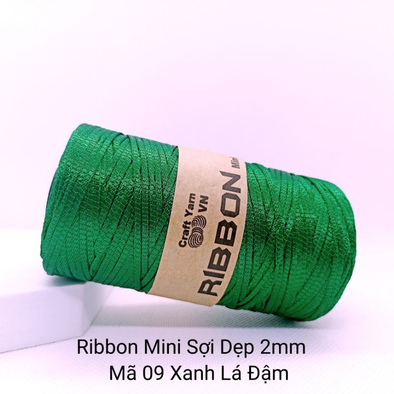Sợi Ribbon mini 2mm Craft Yarn | Tada Craft