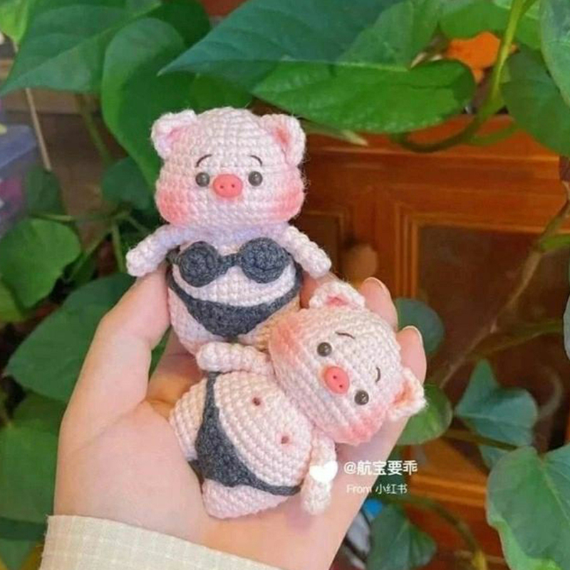 (Set 5 cái) Mũi heo dán thú bông handmade | Tada Craft