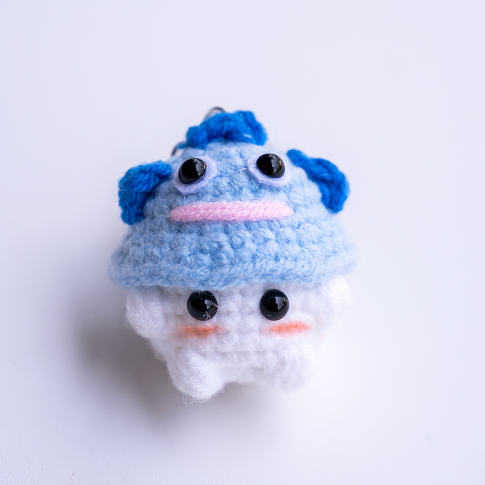 Móc khóa bé nấm handmade