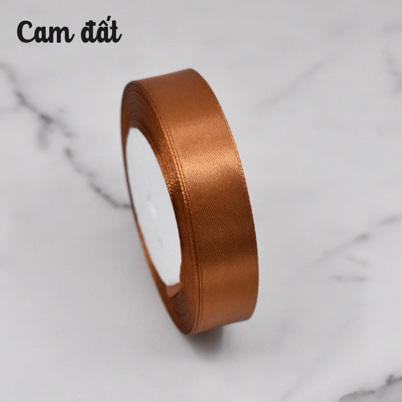 Cuộn ruy băng lụa trơn (bản 2cm)