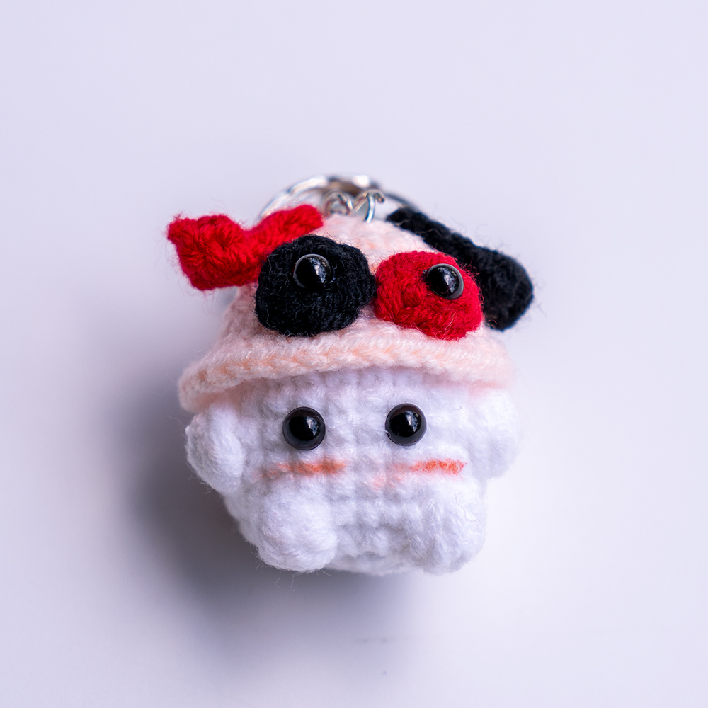 Móc khóa bé nấm handmade