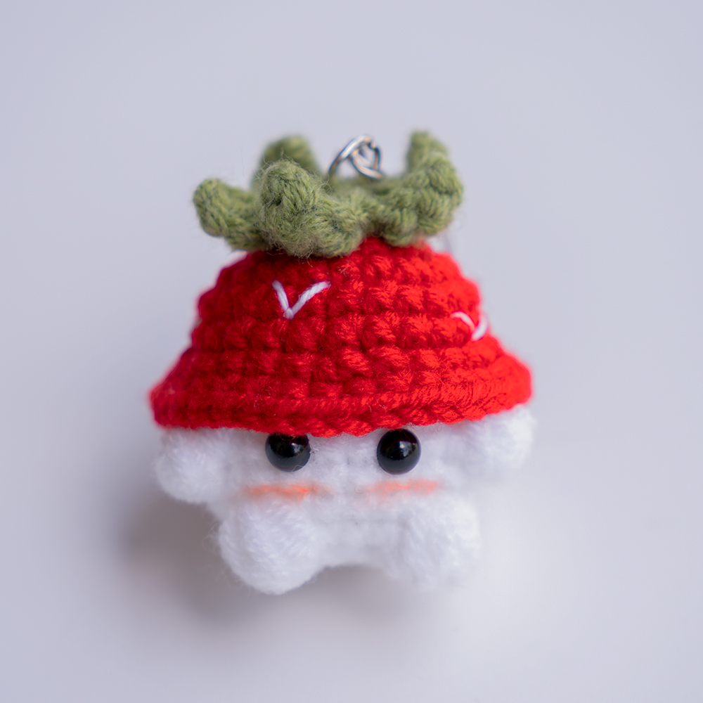 Móc khóa bé nấm handmade