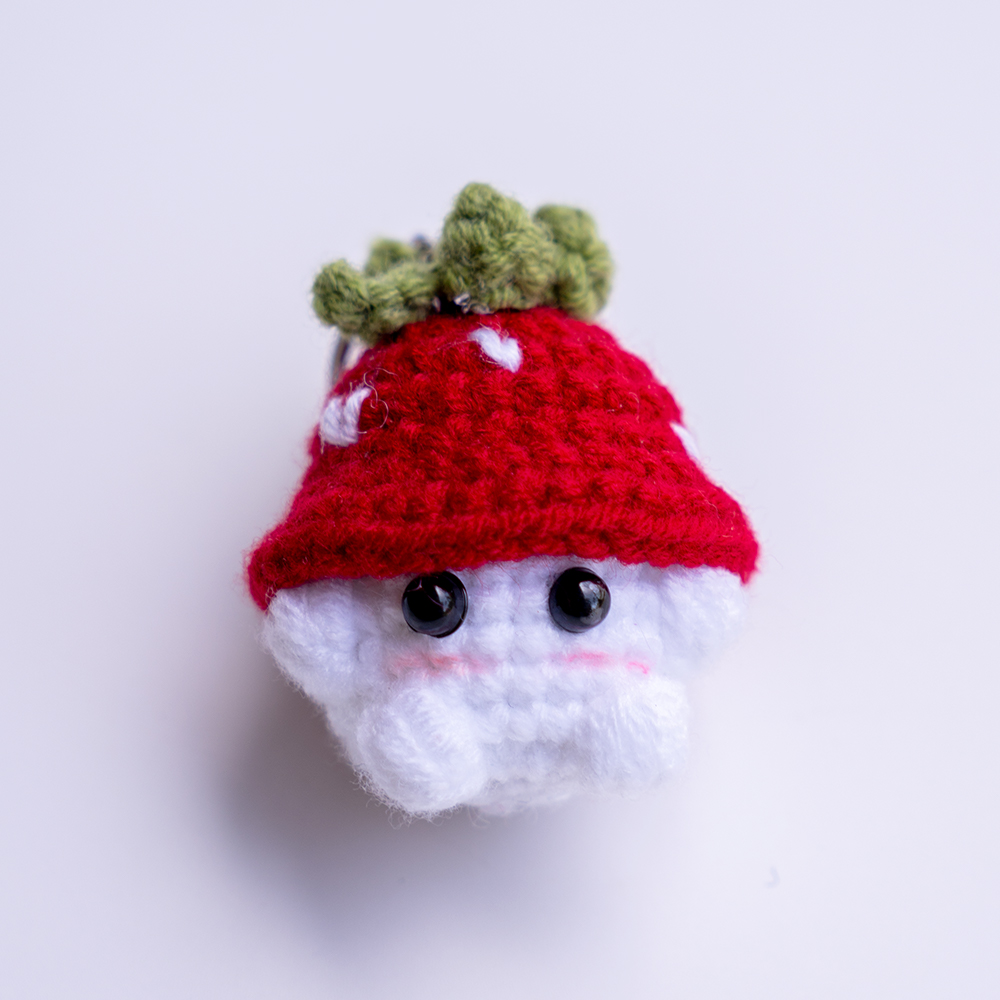 Móc khóa bé nấm handmade