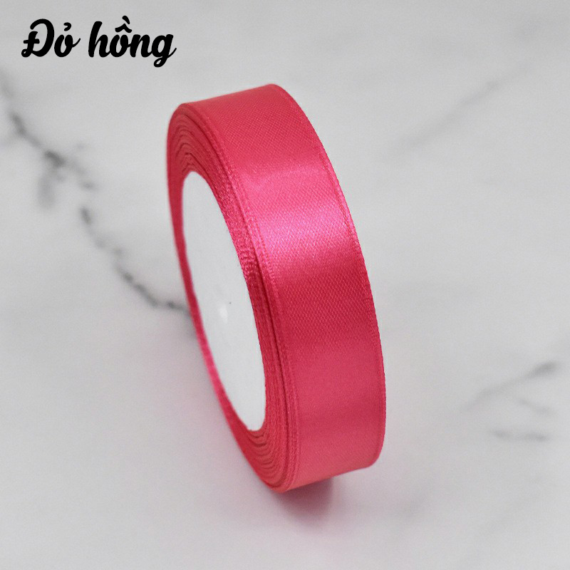 Cuộn ruy băng lụa trơn (bản 2cm)