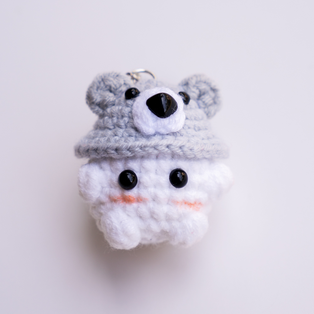 Móc khóa bé nấm handmade
