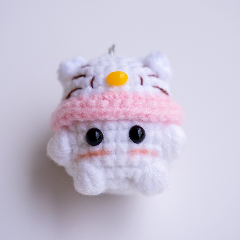 Móc khóa bé nấm handmade