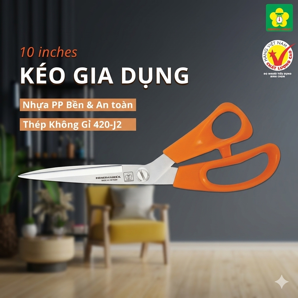 Kéo cắt vải Nhơn Hòa 10ID | Tada Craft