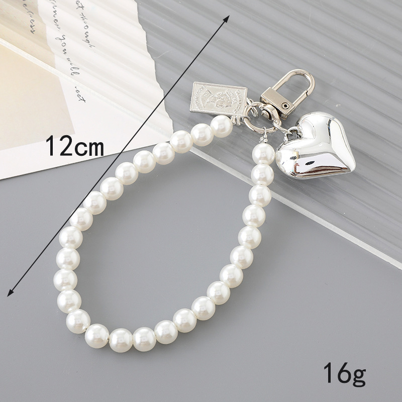 Dây đeo ngọc trai làm dây đeo điện thoại, túi xách | Tada Craft
