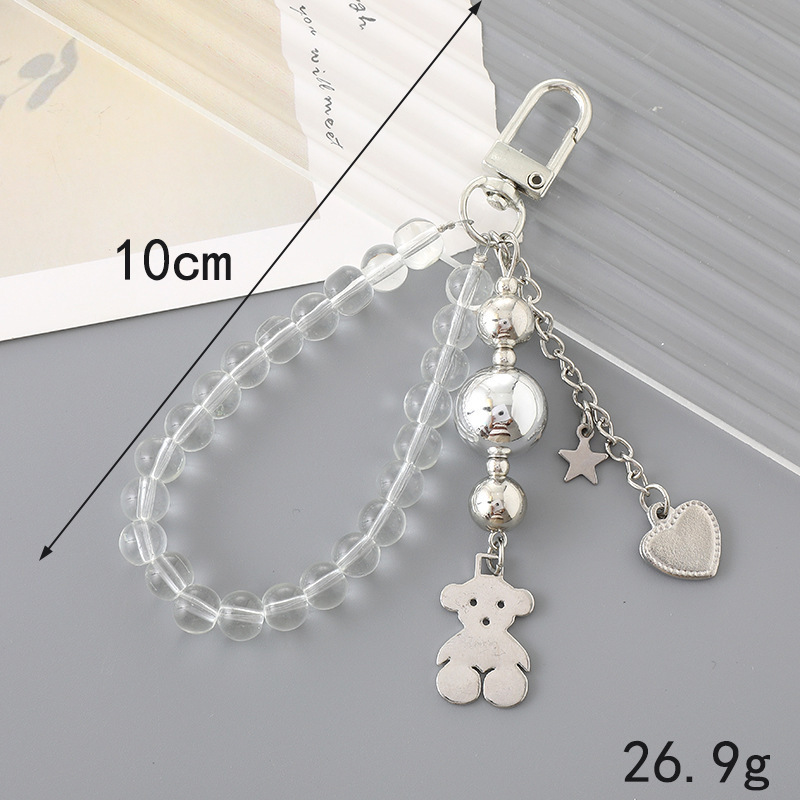 Dây đeo ngọc trai làm dây đeo điện thoại, túi xách | Tada Craft