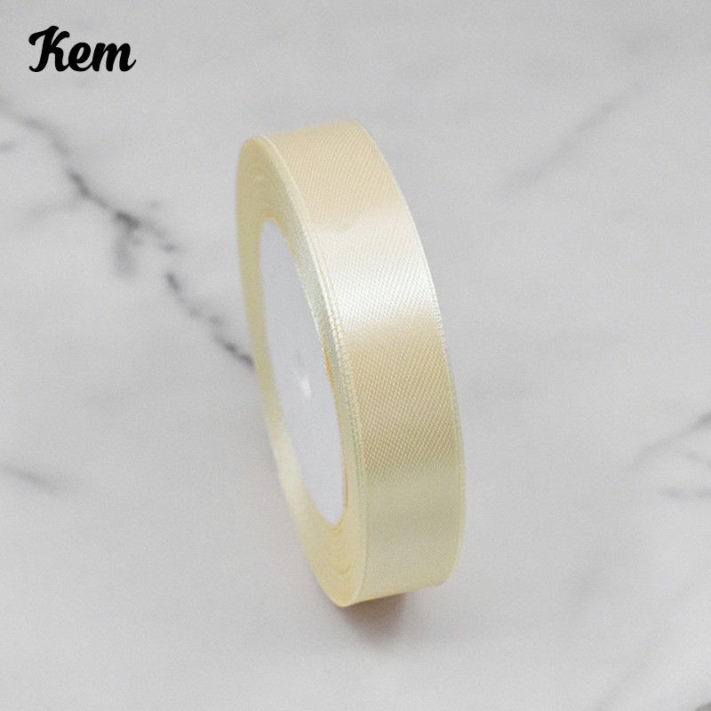 Cuộn ruy băng lụa trơn (bản 2cm)
