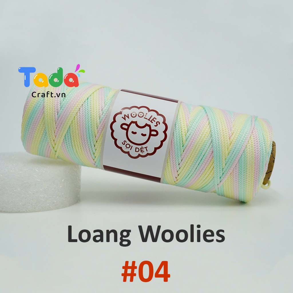 Sợi dệt loang Woolies 2mm | Tada Craft