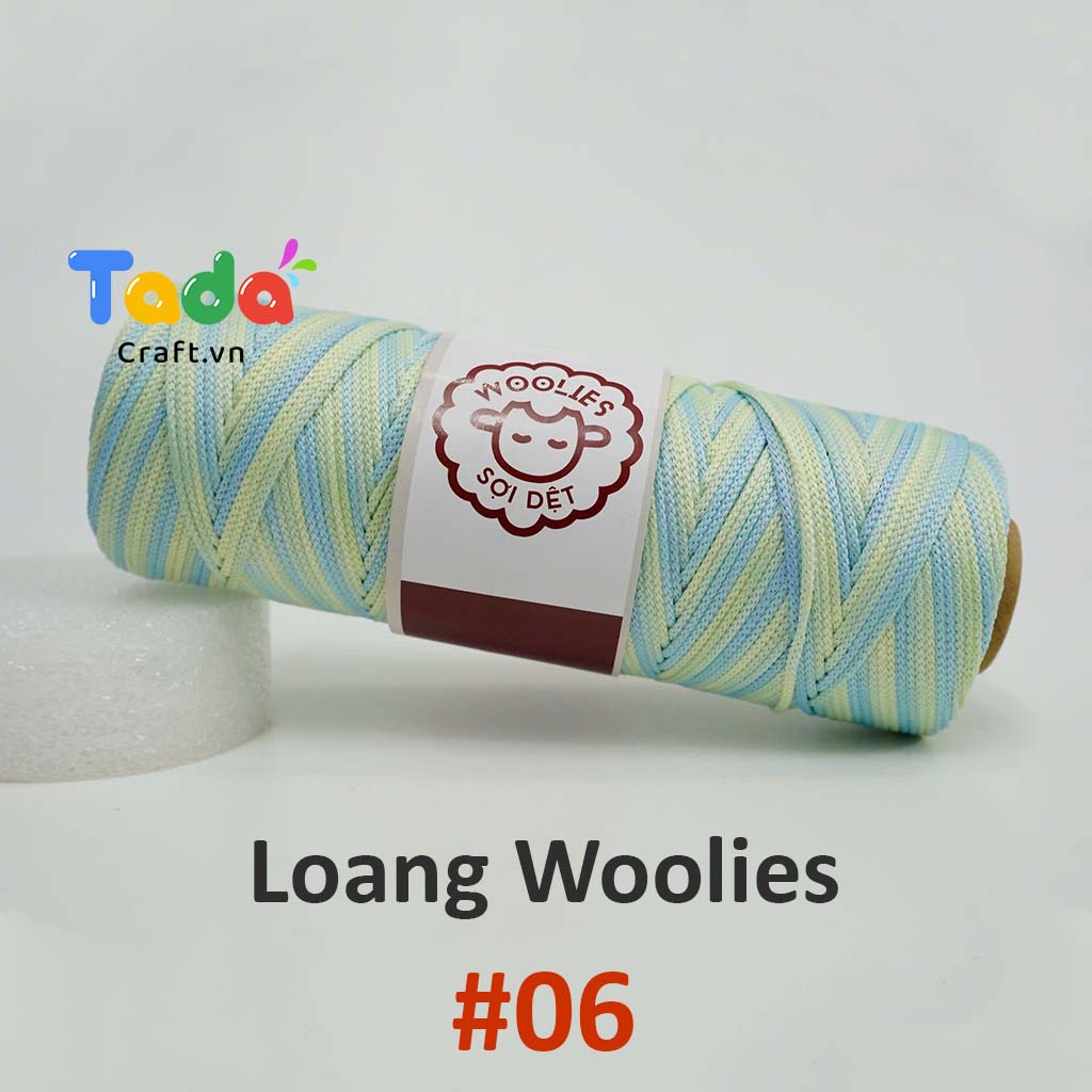 Sợi dệt loang Woolies 2mm | Tada Craft