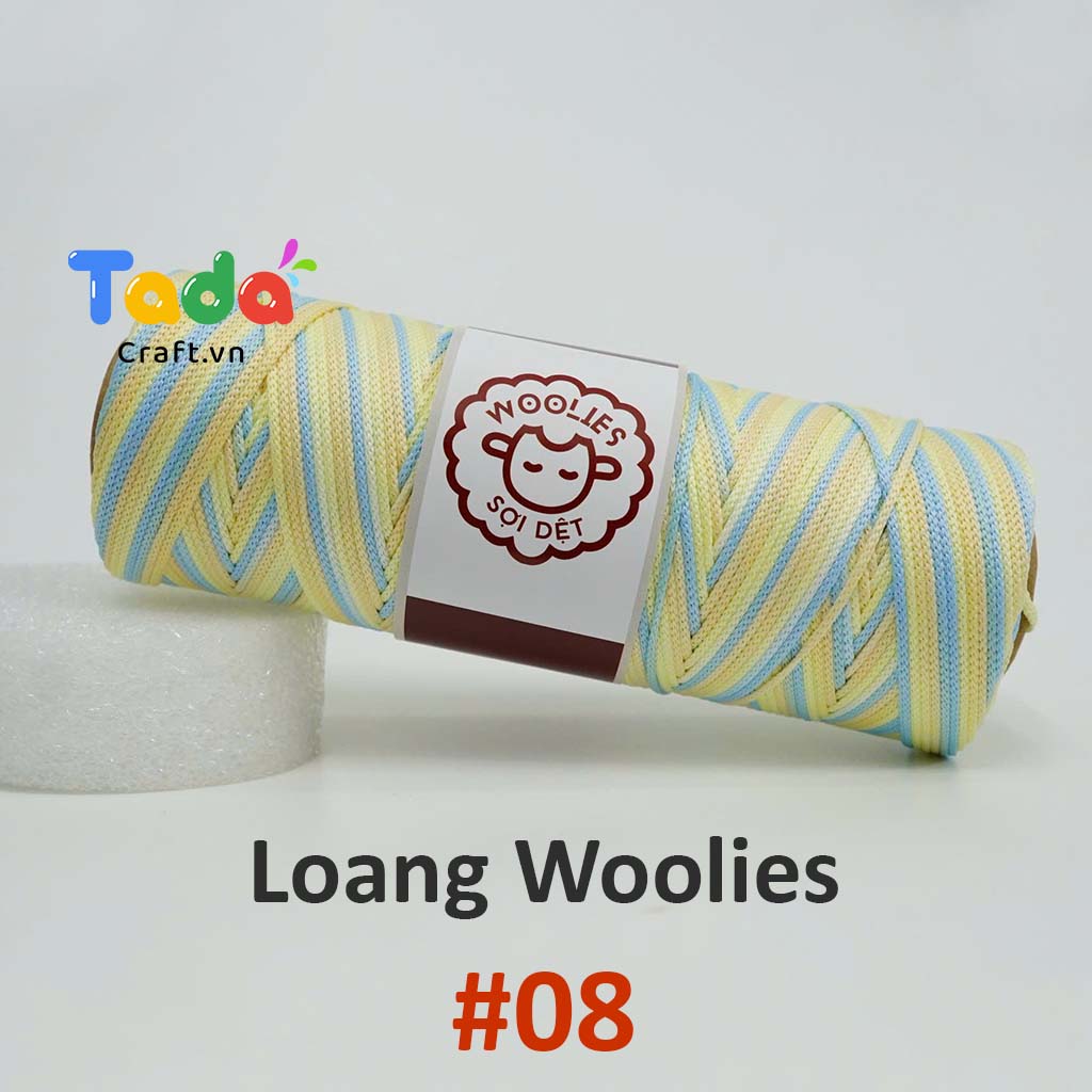 Sợi dệt loang Woolies 2mm | Tada Craft