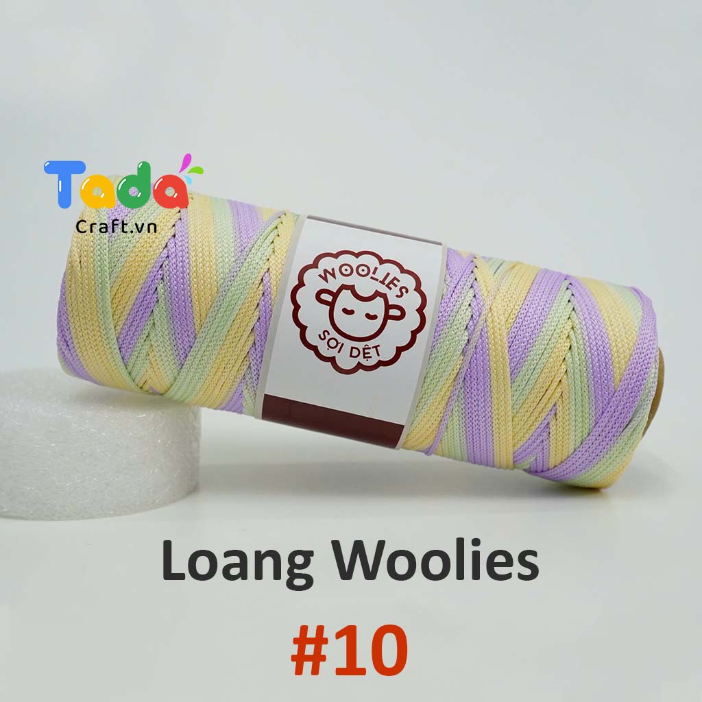 Sợi dệt loang Woolies 2mm | Tada Craft