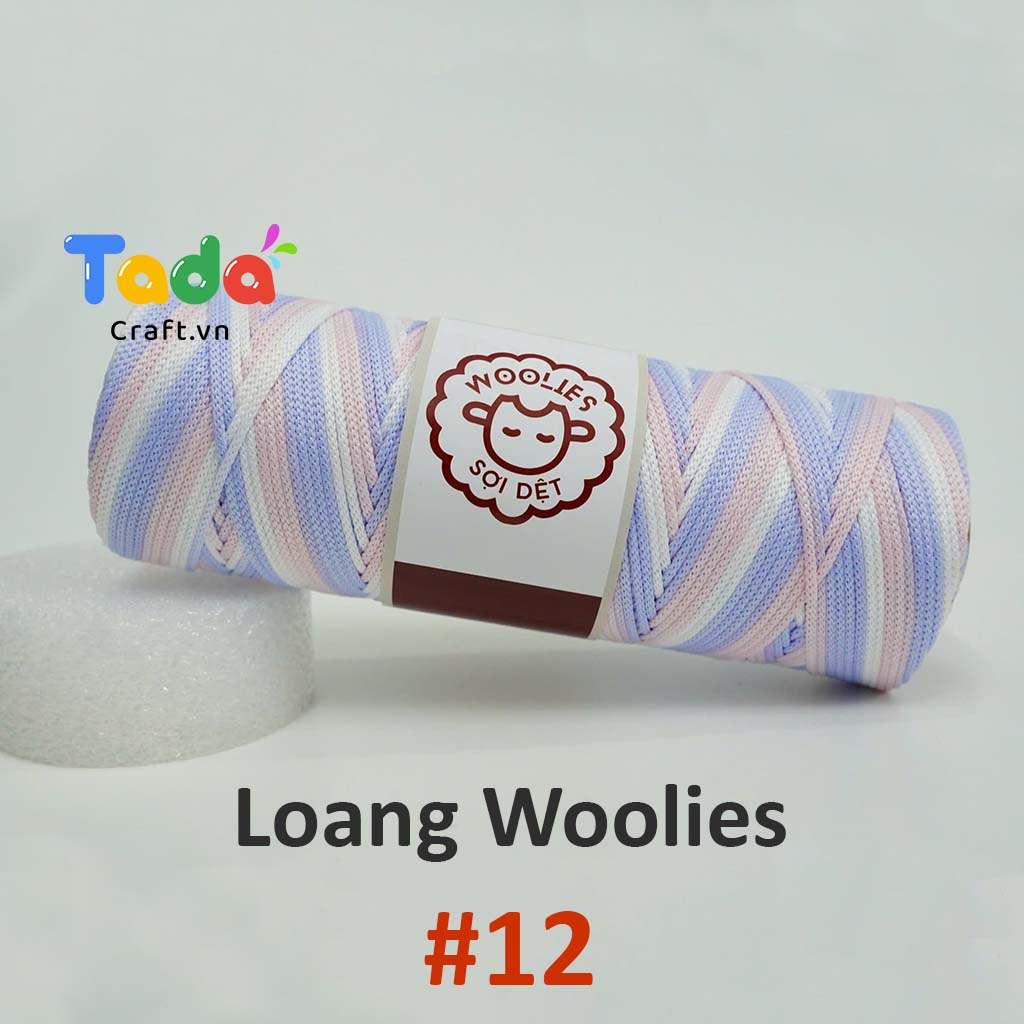 Sợi dệt loang Woolies 2mm | Tada Craft