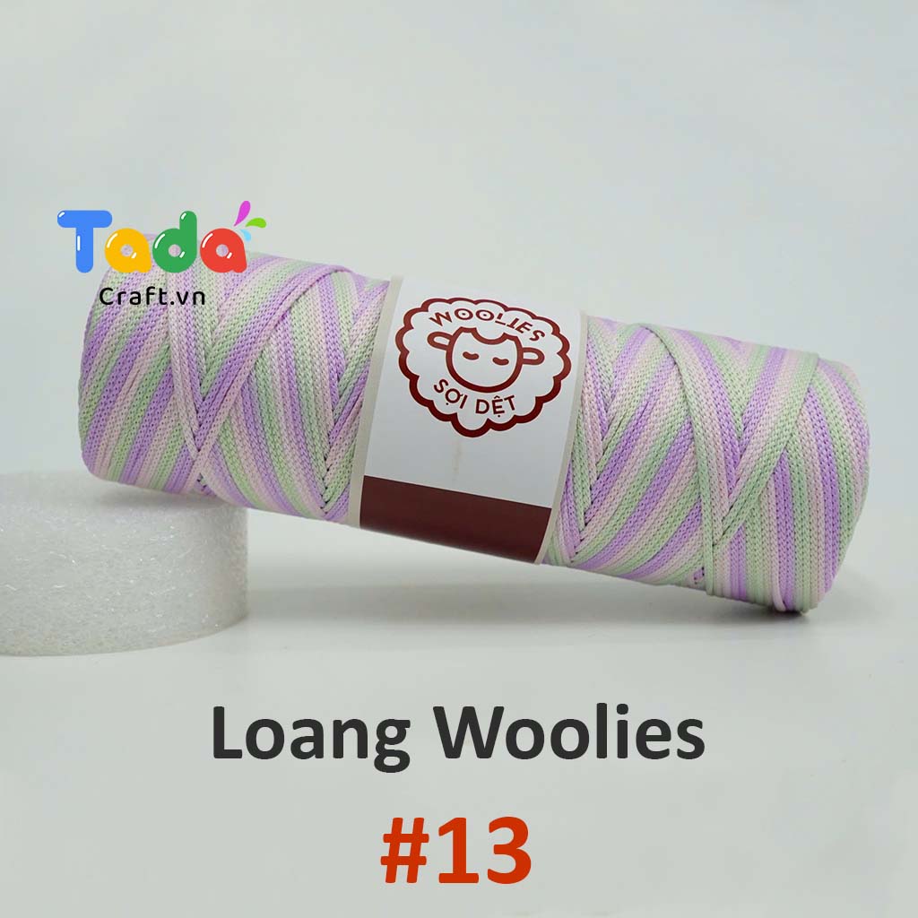 Sợi dệt loang Woolies 2mm | Tada Craft