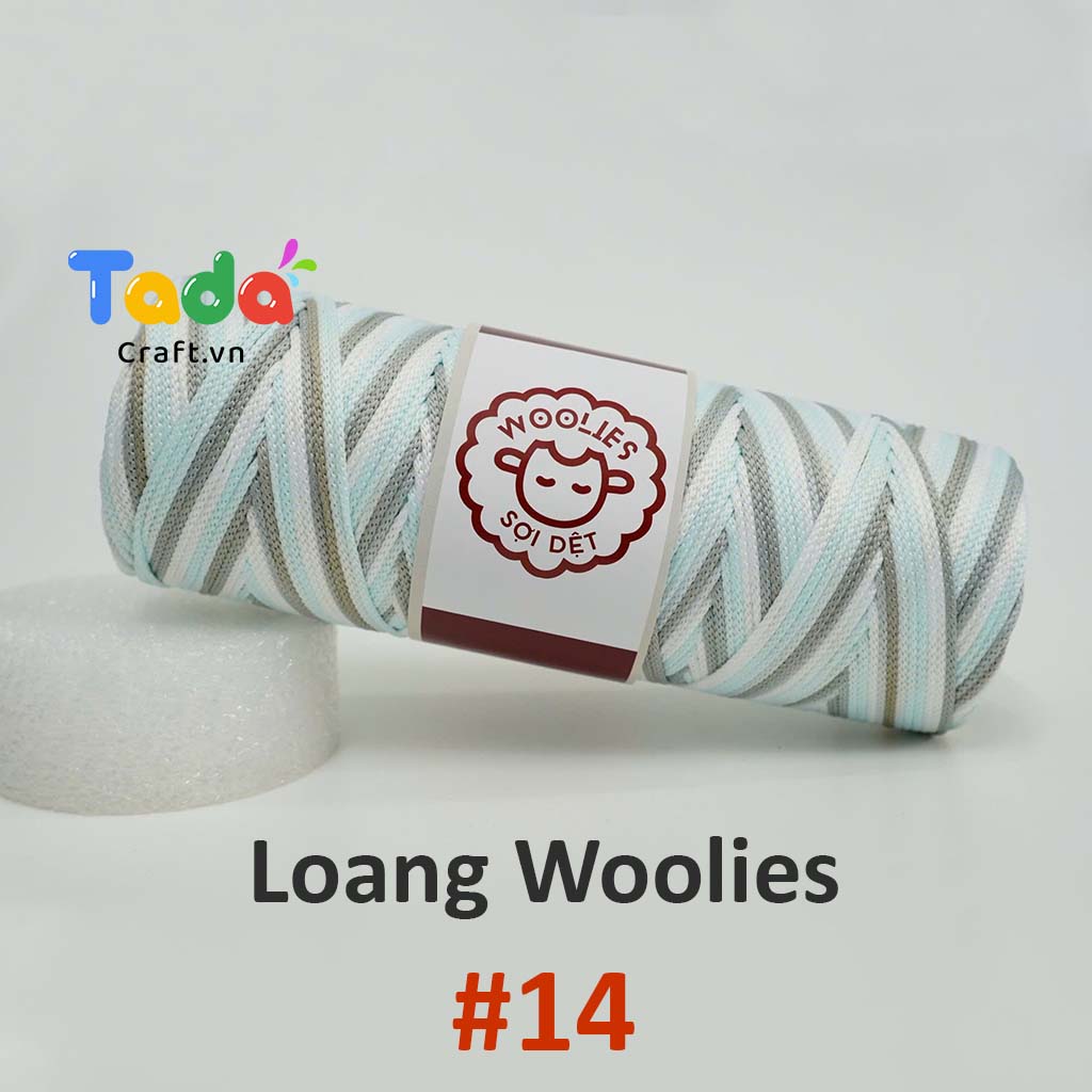 Sợi dệt loang Woolies 2mm | Tada Craft