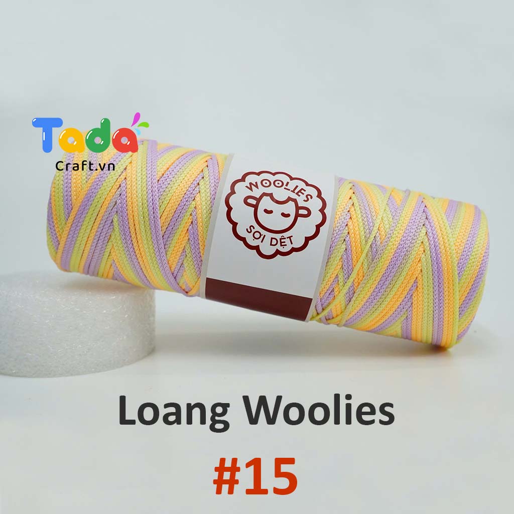 Sợi dệt loang Woolies 2mm | Tada Craft