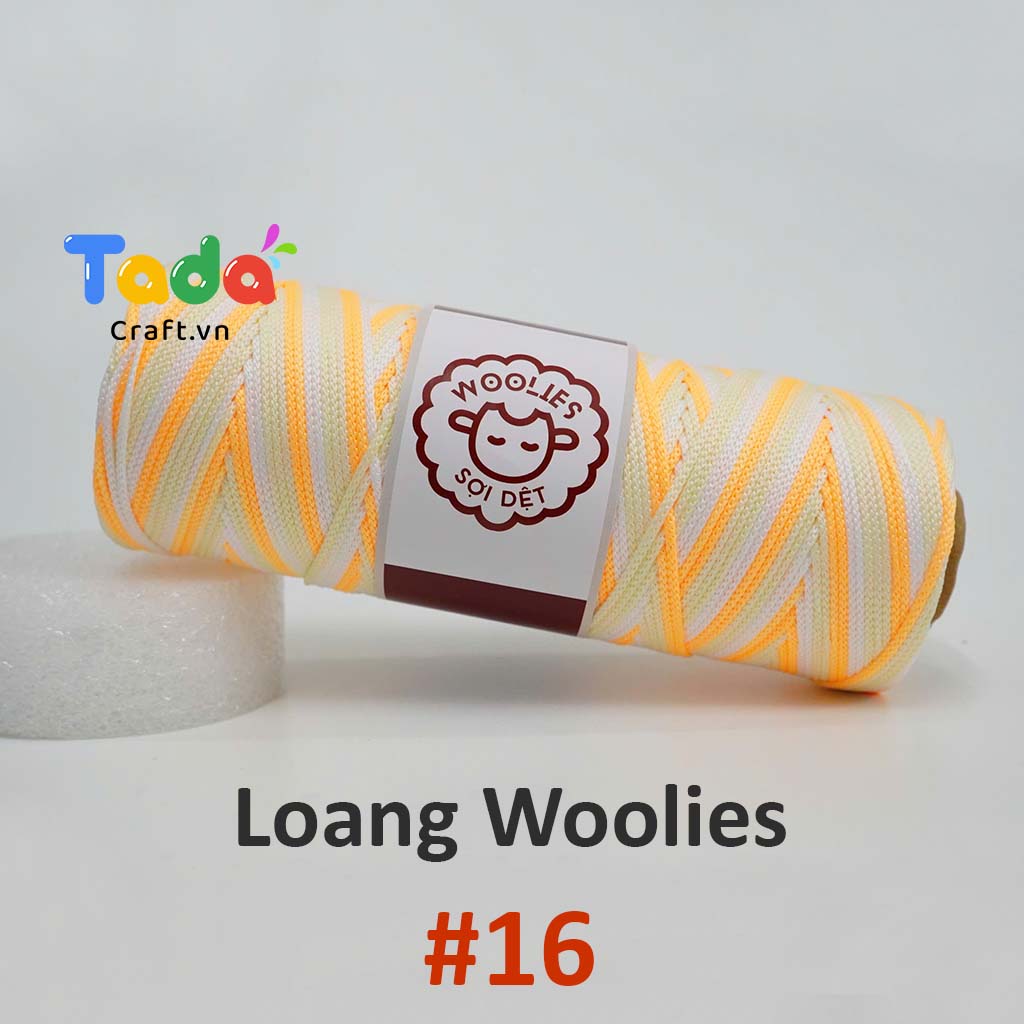Sợi dệt loang Woolies 2mm | Tada Craft