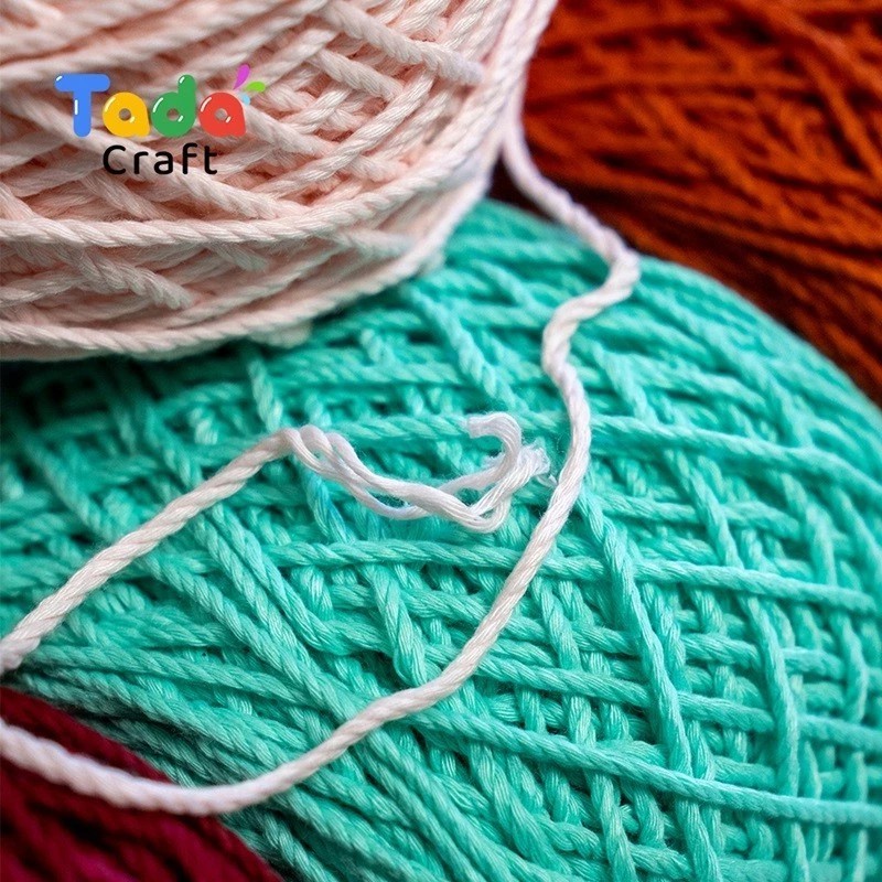 Sợi Macrame Cotton 2mm | Tada Craft