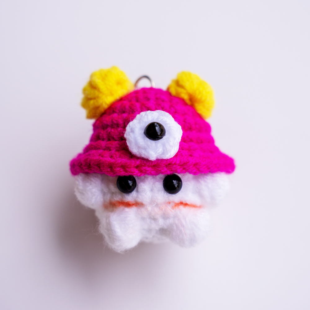 Móc khóa bé nấm handmade