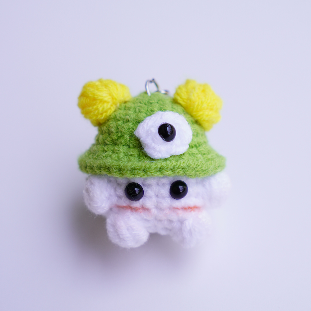 Móc khóa bé nấm handmade