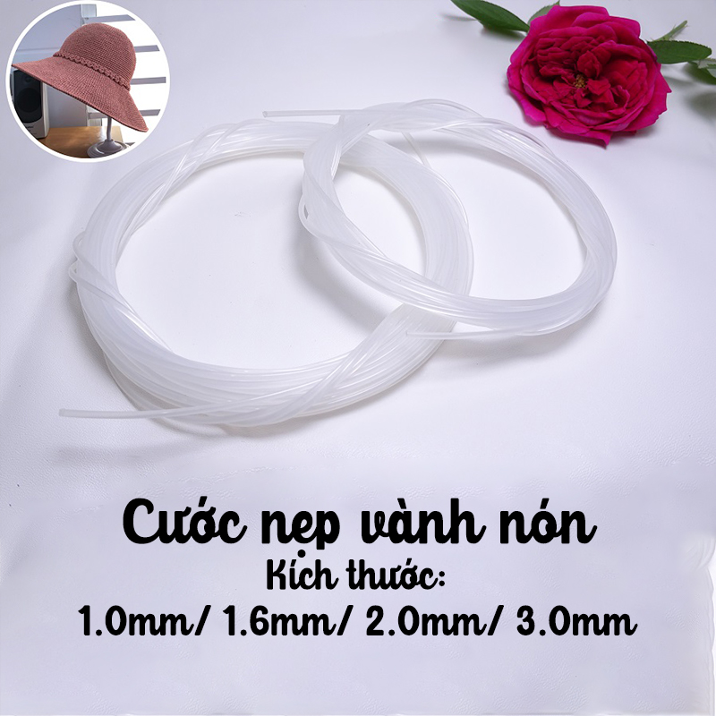 (Cuộn 5m) Cước nẹp vành nón, túi ví | Tada Craft