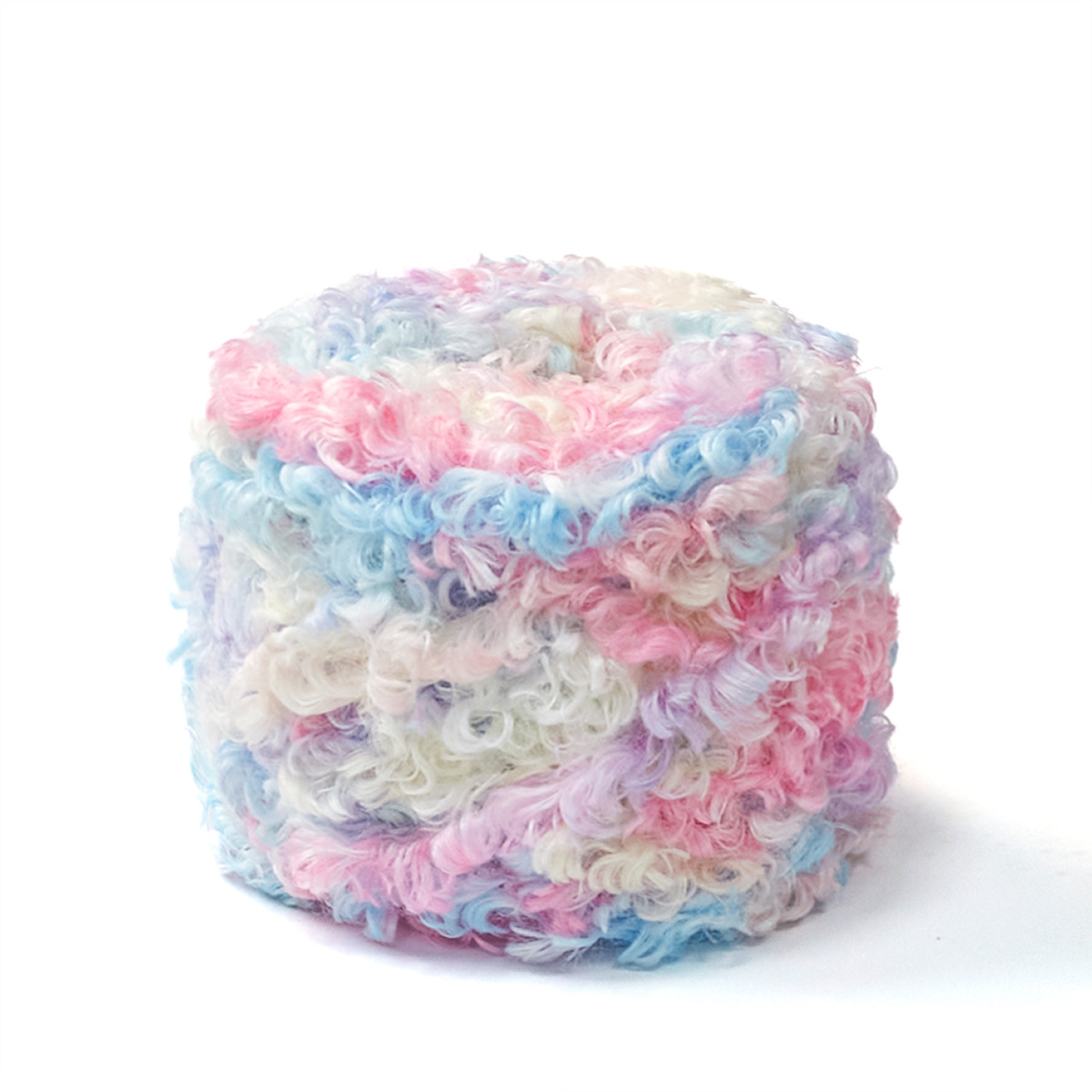 Len xù xoăn loang 50g | Tada Craft