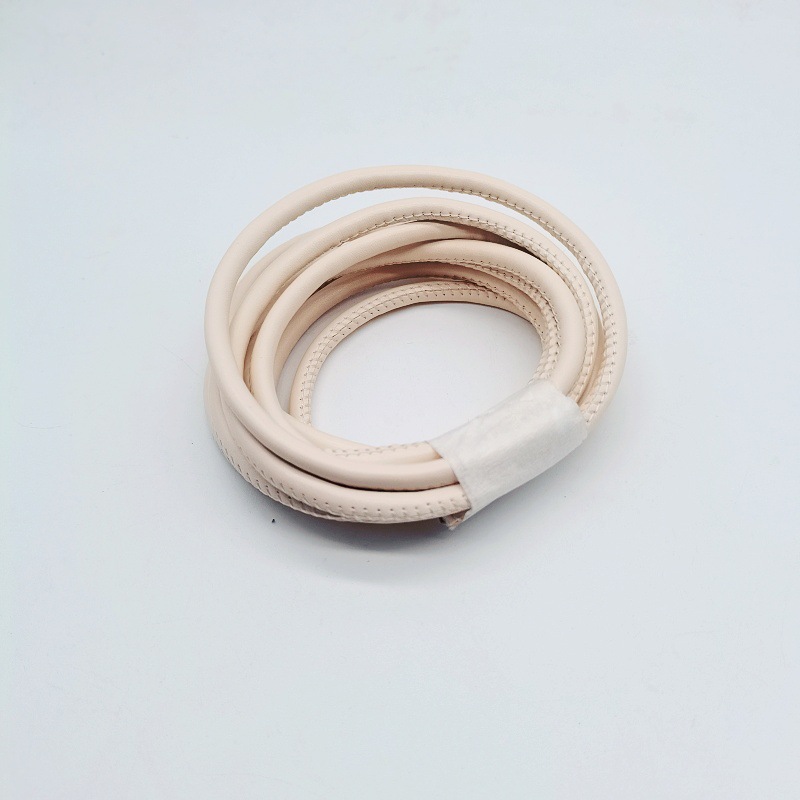 Dây da PU 6mm làm dây rút túi xách | Tada Craft