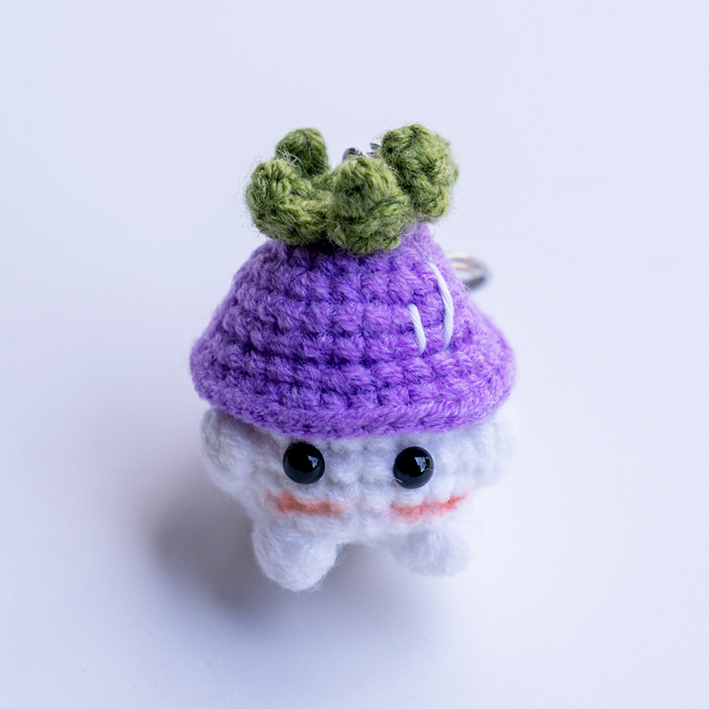 Móc khóa bé nấm handmade