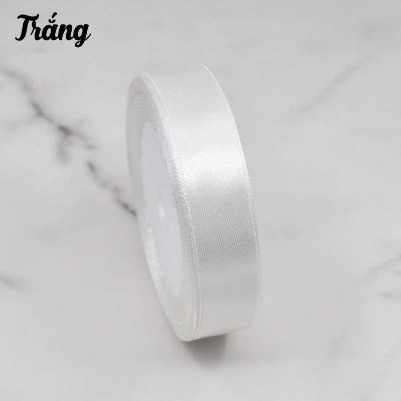Cuộn ruy băng lụa trơn (bản 2cm)