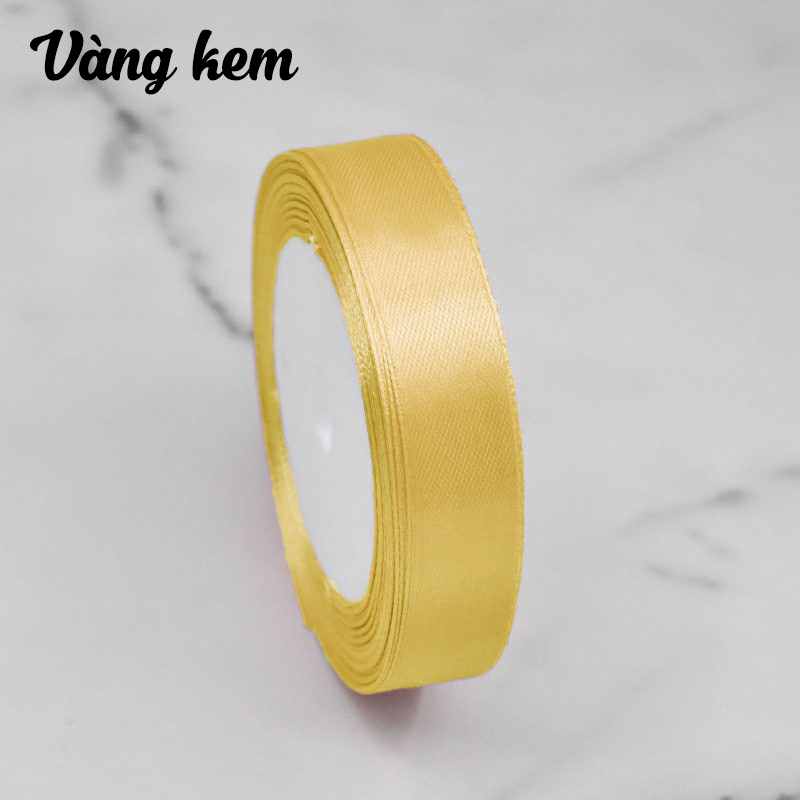 Cuộn ruy băng lụa trơn (bản 2cm)