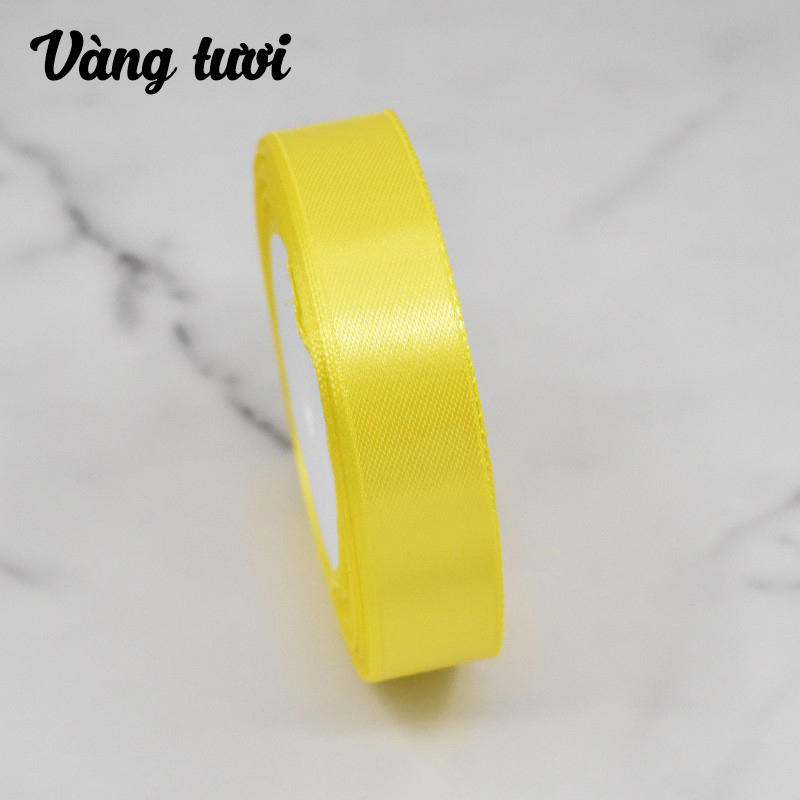 Cuộn ruy băng lụa trơn (bản 2cm)