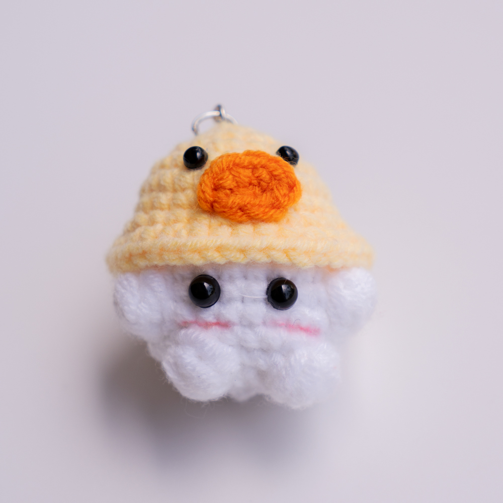 Móc khóa bé nấm handmade