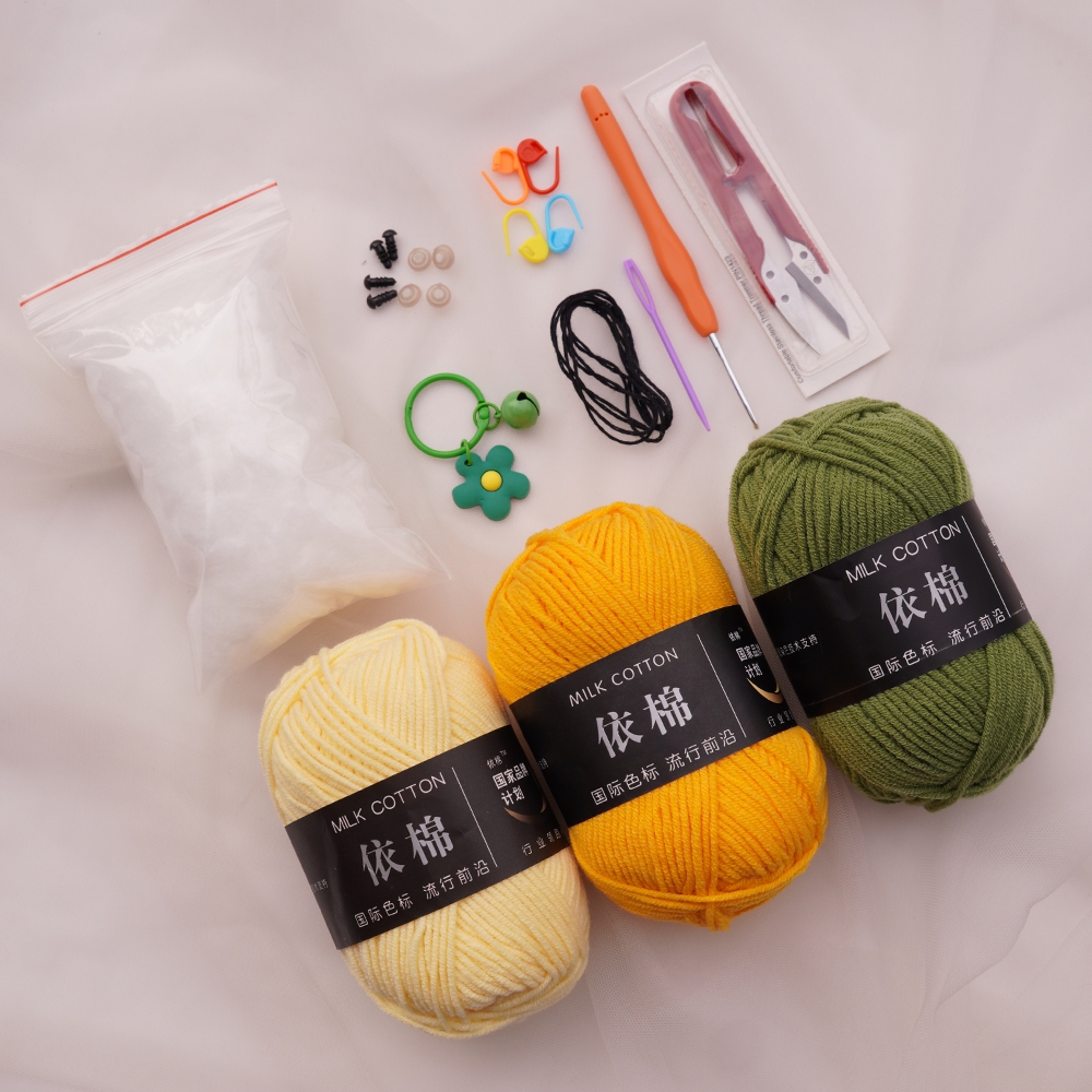 Bộ kit móc khóa Hướng Dương Mặt Cười | Tada Craft