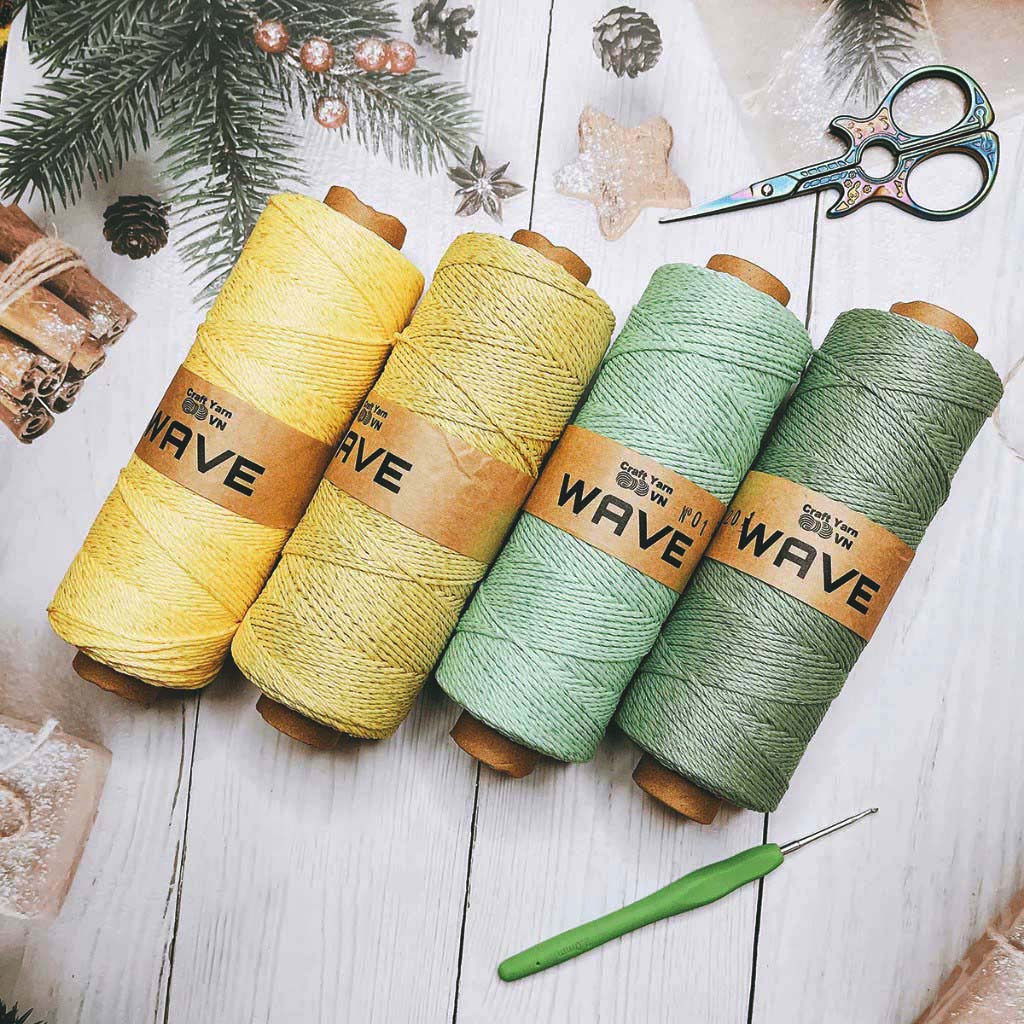 Sợi Wave Craft Yarn 125g | Tada Craft