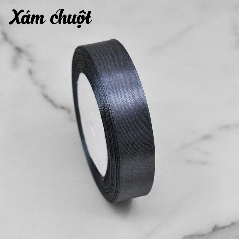 Cuộn ruy băng lụa trơn (bản 2cm)
