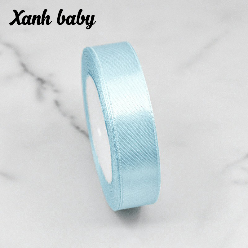 Cuộn ruy băng lụa trơn (bản 2cm)