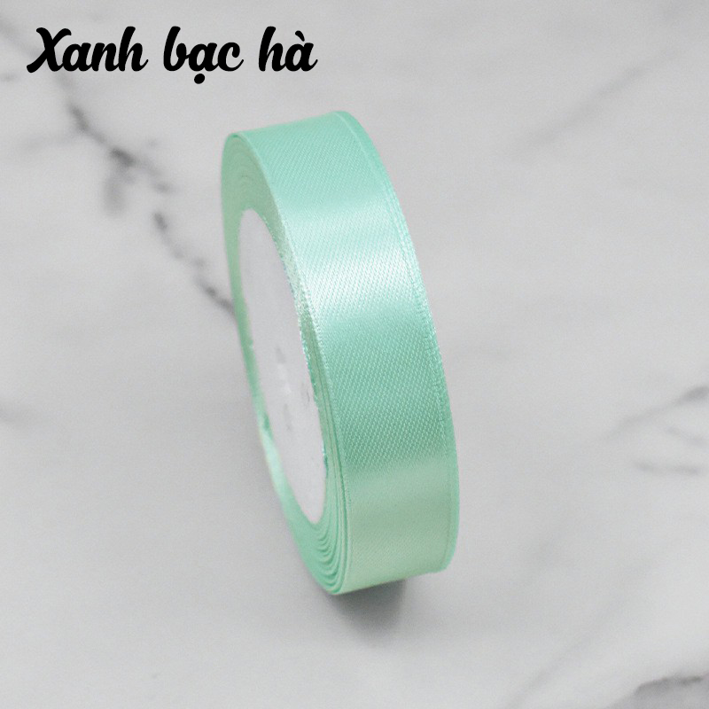 Cuộn ruy băng lụa trơn (bản 2cm)