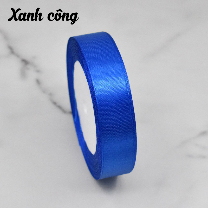 Cuộn ruy băng lụa trơn (bản 2cm)